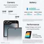 Samsung Galaxy Z Flip6 AI Smartphone - 256GB, Blue