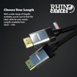 8K High-Speed HDMI Cable - 5m Braided Lead