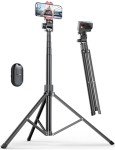 71'' Extendable Aluminum Phone Tripod with Remote