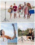 71'' Extendable Aluminum Phone Tripod with Remote