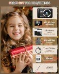 4K Compact Camera with 32GB Card & 44MP Autofocus