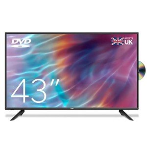 43-Inch Full HD LED TV with DVD Player