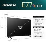 Hisense 43" 4K QLED Smart TV with Dolby Vision