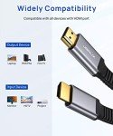 JSAUX 3M 4K Slim HDMI Cable - Ultra High Speed