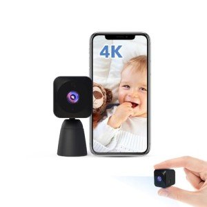 AOBOCAM Mini Spy Camera - 4K HD Wireless