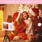 44MP Compact Digital Camera with 16X Zoom - Pink