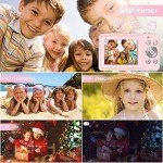 44MP Compact Digital Camera with 16X Zoom - Pink