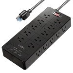 23-in-1 Power Strip with USB and USB-C Ports
