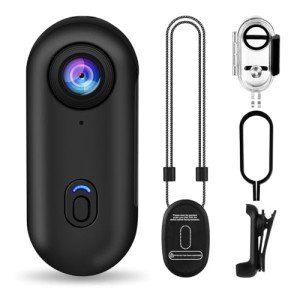 4K Mini Action Camera with Clip for Vlogging