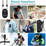 4K Mini Action Camera with Clip for Vlogging