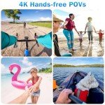 4K Mini Action Camera with Clip for Vlogging