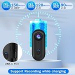 4K Mini Action Camera with Clip for Vlogging