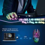 VersionTECH Wireless Gaming Mouse with LED Lights