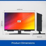 19" Smart Frameless TV with Freeview & Apps
