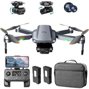 BAPHIYA 4K Dual Camera GPS Foldable Drone