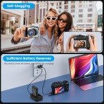 UCMDA 4K 48MP WiFi Digital Camera with Zoom