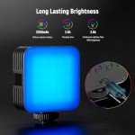 NEEWER 360° RGB Video Light with Cold Shoe Mounts