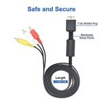6ft AV Cable for PS1, PS2, PS3