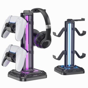 KDD Gaming Headset Stand with 9 Light Modes