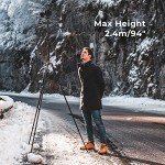 K&F Concept 94" Aluminum Tripod with Monopod