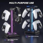 KDD Gaming Headset Stand with 9 Light Modes