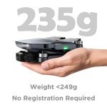 BAPHIYA 4K Dual Camera GPS Foldable Drone