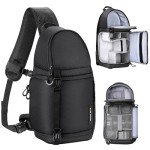 K&F Concept Waterproof Camera Sling Bag with Tripod