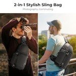 K&F Concept Waterproof Camera Sling Bag with Tripod