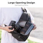 K&F Concept Waterproof Camera Sling Bag with Tripod