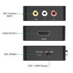 RCA to HDMI Converter with USB Charging Cable