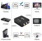 RCA to HDMI Converter with USB Charging Cable