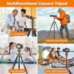 Victiv 78.7" Compact Tripod for DSLR Cameras