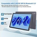 ZIBATIS 10" Android Tablet with 10GB RAM