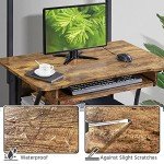 Yaheetech 3-Tier Rolling Home Office Computer Desk