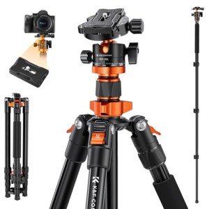 K&F Concept 68" Compact Camera Tripod with Monopod