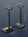 RGB Headphone Stand with USB Charging Ports
