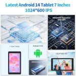 PRITOM 7" Android Tablet with 8GB RAM