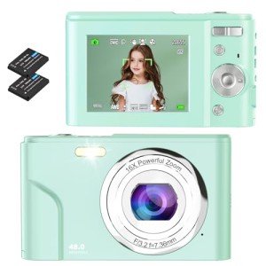 FHD 1080P Autofocus Vlogging Camera - Green