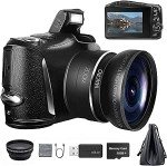 4K Ultra HD 48MP Vlogging Camera with Wide Lens