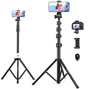Victiv 68" Tripod Stand with Remote & Holder