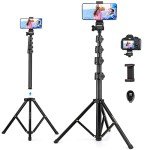 Victiv 68" Tripod Stand with Remote & Holder