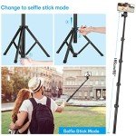 Victiv 68" Tripod Stand with Remote & Holder
