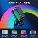 TONOR RGB USB Gaming Microphone with Boom Stand