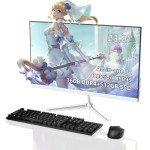 JSHIX 23.8" All-in-One PC with 16GB RAM 512GB SSD