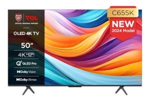 TCL 50C655K 50-Inch 4K QLED Smart TV