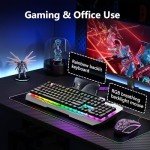 AULA T102 RGB Gaming Keyboard and Mouse Combo