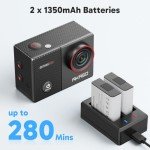 AKASO EK7000 Pro 4K Action Camera Bundle