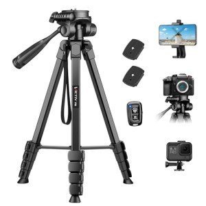 Victiv 67.7" Portable Aluminum Camera Tripod Stand