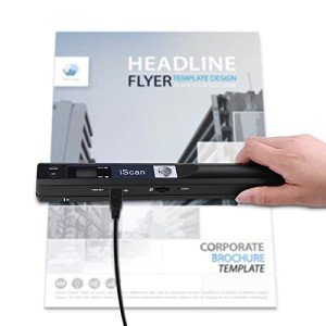 Houkiper Handheld Portable A4 Document Scanner 900DPI