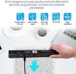 Houkiper Handheld Portable A4 Document Scanner 900DPI